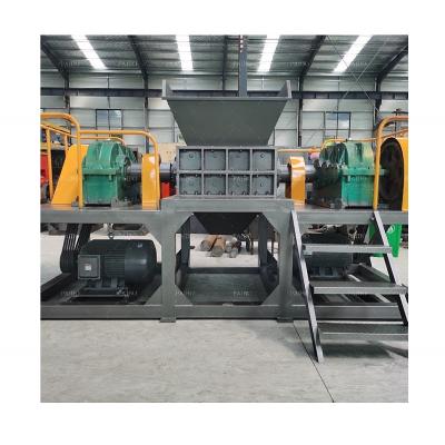 2023 Double Shaft Waste Car Plastic Wood Rubber Shredder Scrap Metal Shredder Machine