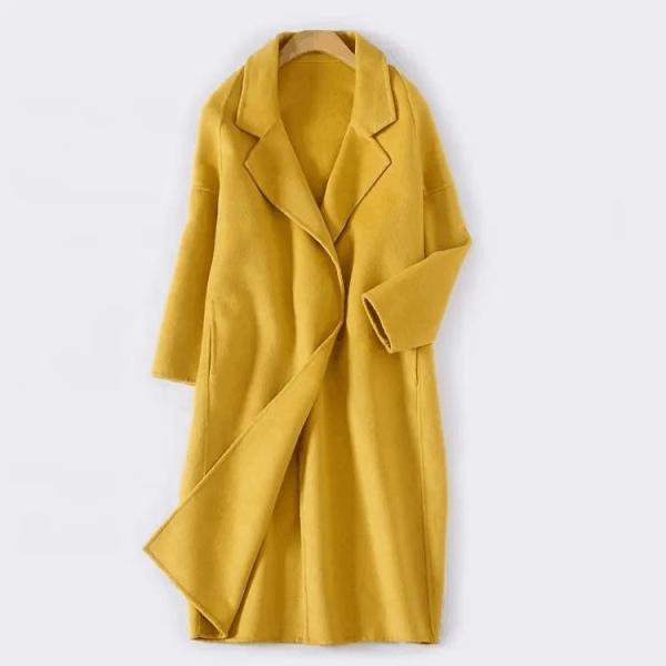 Winter Wool Coat Trench Coat Anti UV OEM Custom Size For Ladies Women
