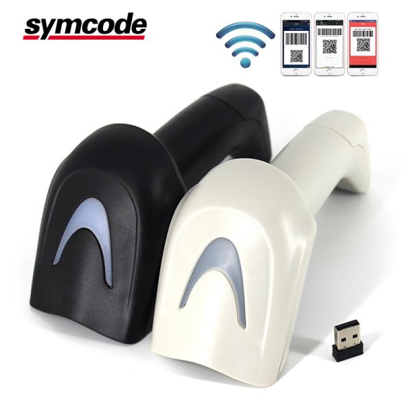 2D QR CODE Wireless Barcode Scanner Supermarket 1800mA Li - Ion Battery