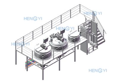 High-Capacity Pharmaceutical-Grade Liquid Soap & Shampoo Production Line