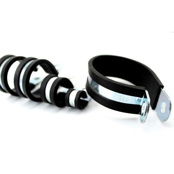 German Type Fixing Rubber Clamps Cable R Type Hose Clamp For Tube