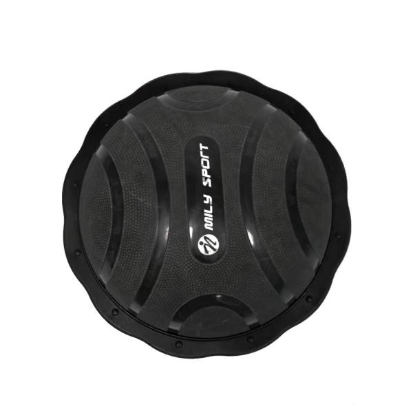 0.6m Yoga Half Ball Anti Burst Balance Training Equipments Trainer Ball With Resistance Bands