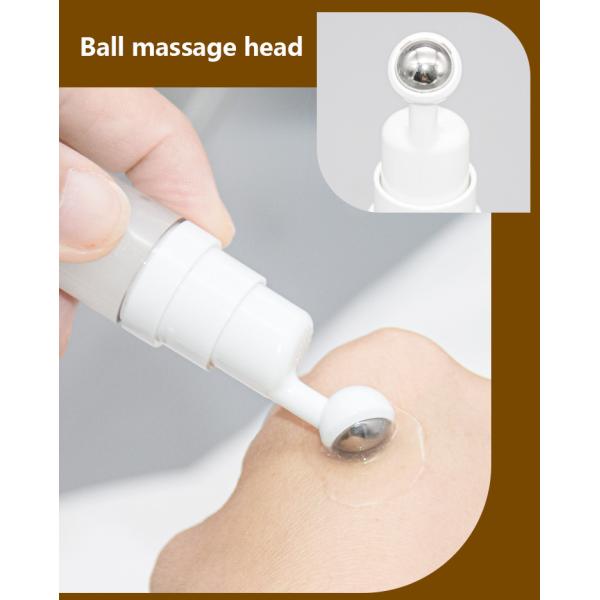 10ml 15ml PETG Roller Ball Massage Crème Pour Les Yeux Pompe Airless Bouteilles Tête De Pompe En Alliage De Zinc