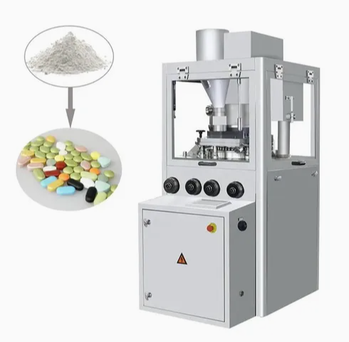 Automatic High Speed Pill Tablet Press Machine Pharma Powder Pressing Machine