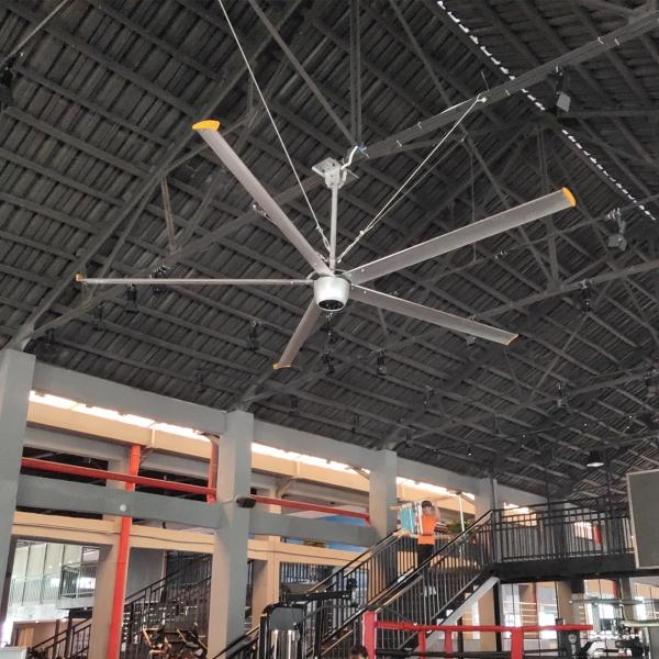 High Volume Commercial HVLS Bldc Fan Motor 10ft 8ft Giant PMSM Motor with Three-phase