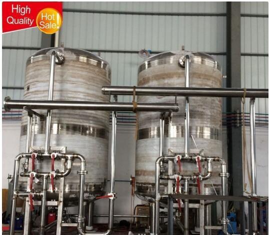 Easy Maintenance Water Treatment Tank With Plastics / Fiberglass / Steel Material