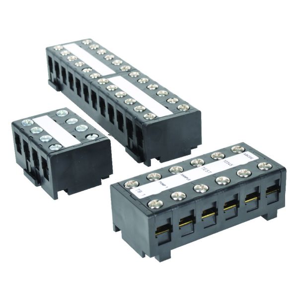 High Density Terminal Blocks Series c3controls HDTB-12 offering 12 terminal points 30A 600V AC rating