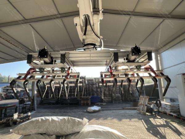 Robotic Arm Bag Palletizer Bag Handling Systems 5-50bag/Min