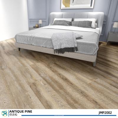 PVC auto-aderente natural de pinho madeira de piso Plancha 6 polegadas x 36 polegadas