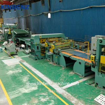 High Efficiency Rotary Shear Coil Roll Metal Cut To Length Line