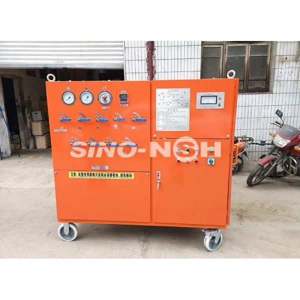 Газ 220KV SF6 повторно используя поручая воздушное охлаждение очистителя масла вакуума обезвоженное