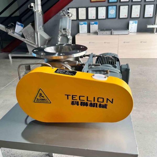 Valve d'alimentation rotative de l'entrée de l'écluse à roulement exposé en acier inoxydable