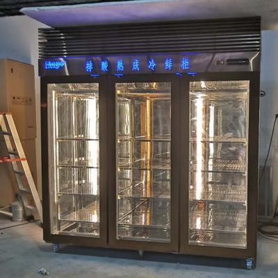 three swing door 2200mm Upright Fridge Freezer for Beer