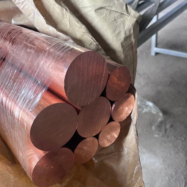 Copper Bar C1100 Dia 40*1000mm 99.95% Purity Pure Copper Rod For Electrical Wiring