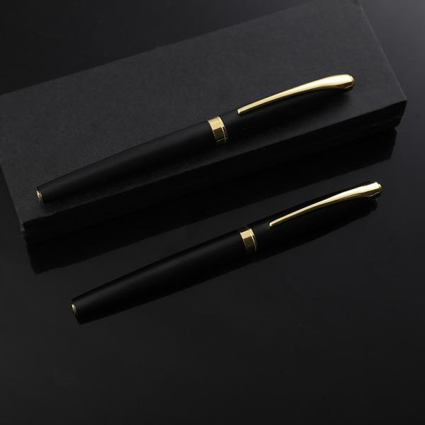 Metal Business Signature Pen Print Logo Roller Pen For Meeting Office