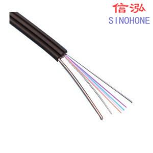 Soft OM1 - OM3 FTTX Indoor Fiber Optic Cable Low Smoke Flame Resistance