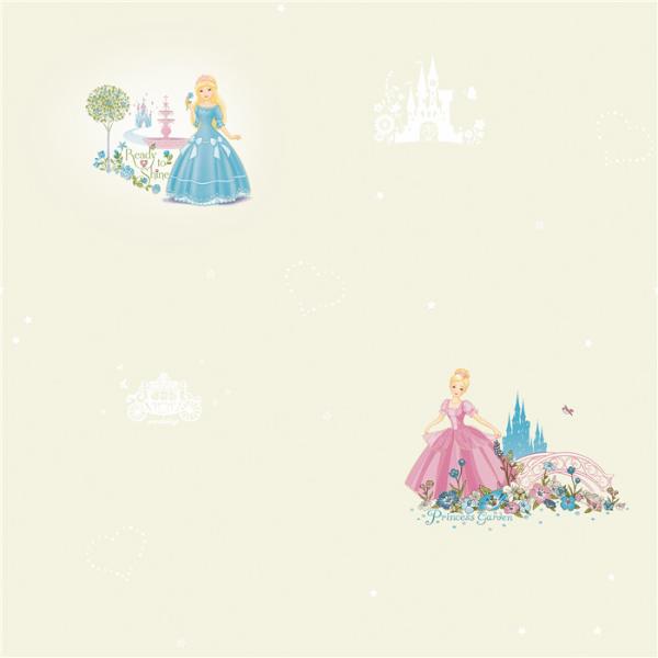 Romantic Pink Modern Kids Bedroom Wallpaper Non Pasted Eco Friendly