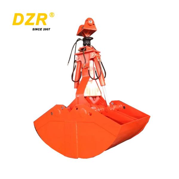 5 Cubic Meter Capacity Hydraulic Grapple Scrap Bucket for Orange Peel Grapple Excavator