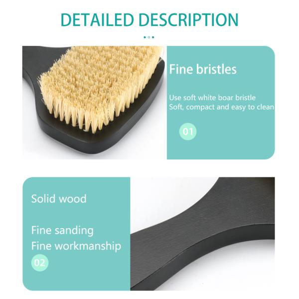 Abeis Square Dry Body Bath Shower Brush Organic Sisal Custom Color