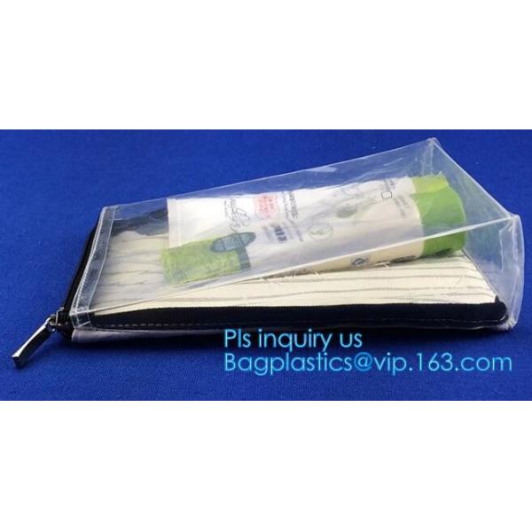 sock bag with zipper slider, Pvc eva Hanger Zipper Bag With Plastic Hook For Underwear, waterproof pvc duffel bag