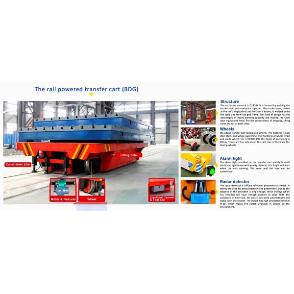 Электрическим Q235 приведенные в действие контактным рельсом умирают след платформы тележки передачи