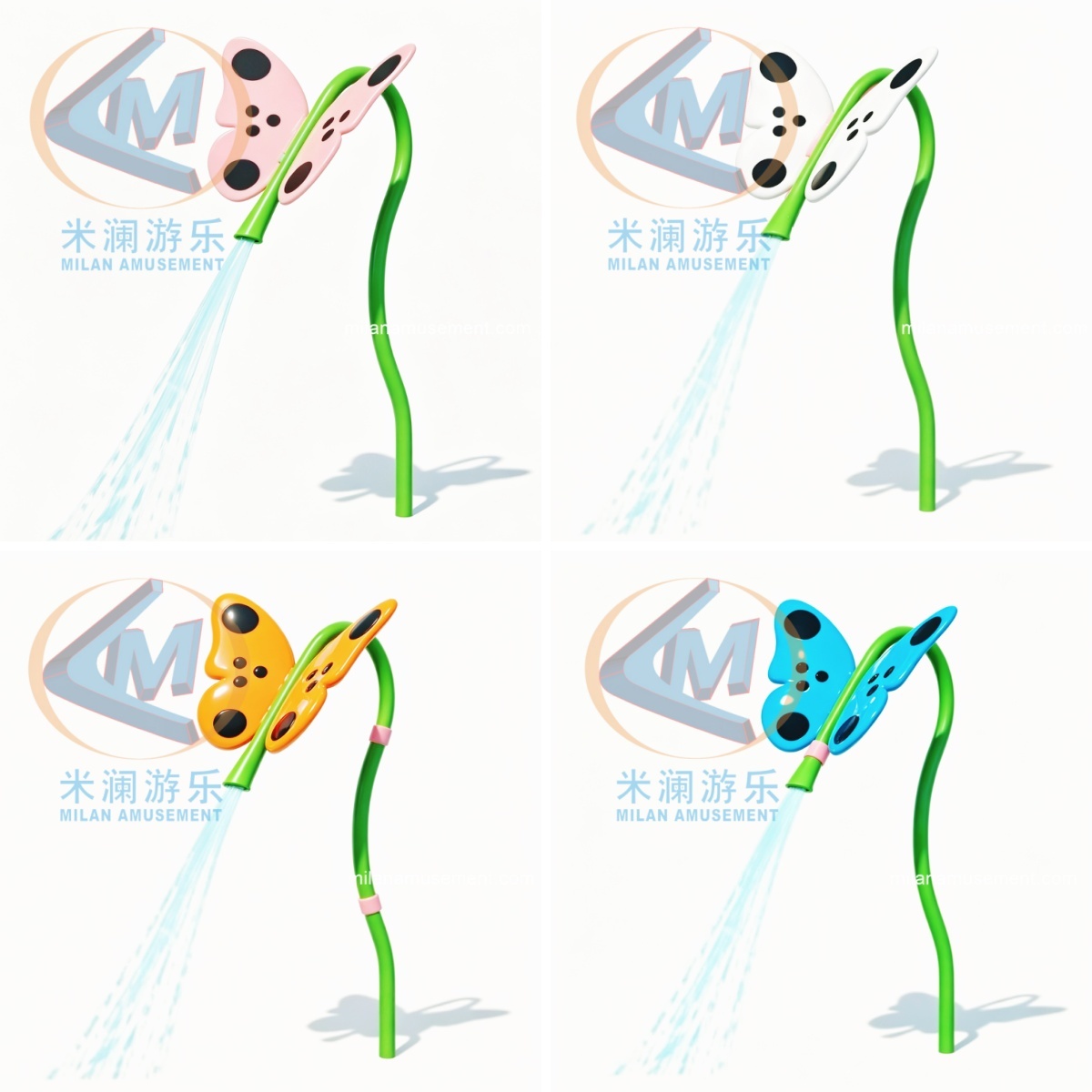 Butterfly Water Spray – SUS304+PE Low-Cost High-Fun Customizable Splash Pad Equipment for Water settings