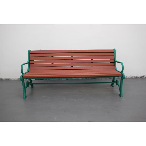 Переработанные пластиковые садовые скамейки для наружного двора, скамейки для садов, сиденья, фланцы, поверхность