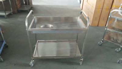 stainless recovery shelf trolley can be installmented so save the cost of delivery .