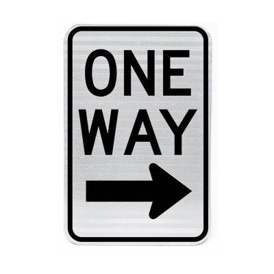 Custom Aluminum Composite Sign Safety Warning Reflective Signs Board Red Triangle Round Square Traffic Road Sign