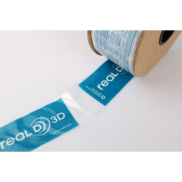 Bolsos pre abiertos claros del OEM 0.03m m en un equipo del supermercado del rollo