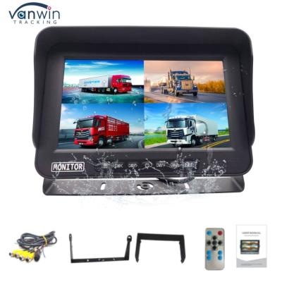 4 Channel AI Car Monitor Waterproof IPX69 Explosion-proof 10 AHD Display For Mechanical Vehicles