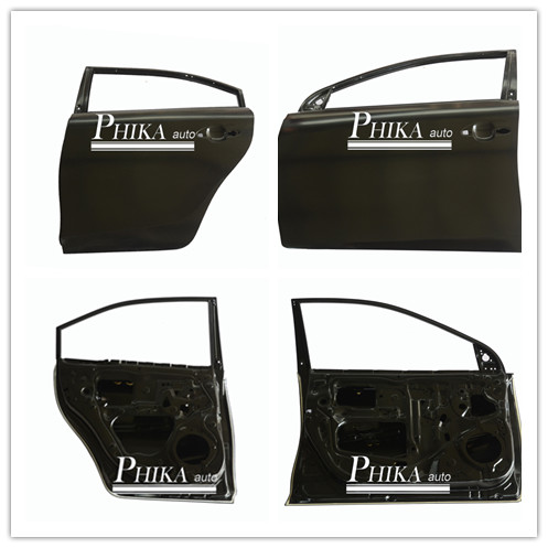 Popular Car Body Panel Auto Radiator For Toyota Yaris 2014 Sedan , Black Prime Coating