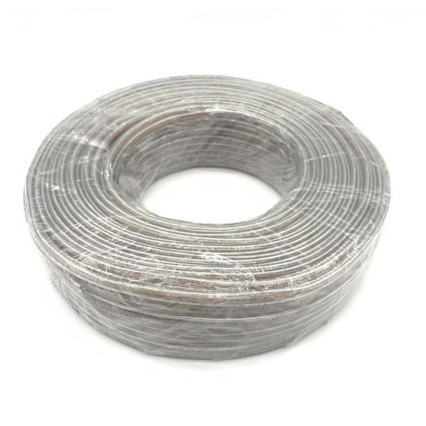 Copper Core Tinned Copper Transparent Speaker Cable , PVC Sheathed Cable Gold Silver