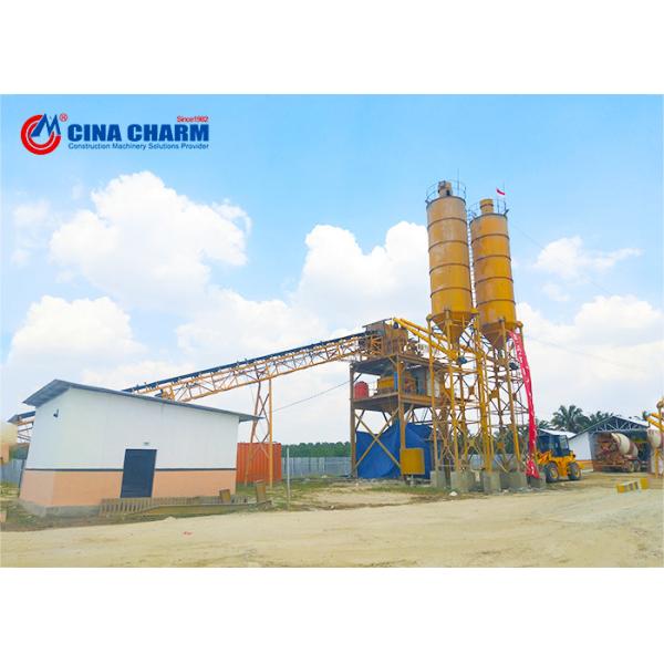 Неподвижный завод 4x10m3 HZS90 конкретный смешивая