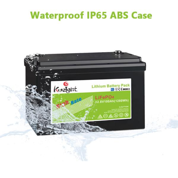 Bms 100ah 12.8v Lifepo4 Deep Cycle Battery Lithium Ion For Solar System