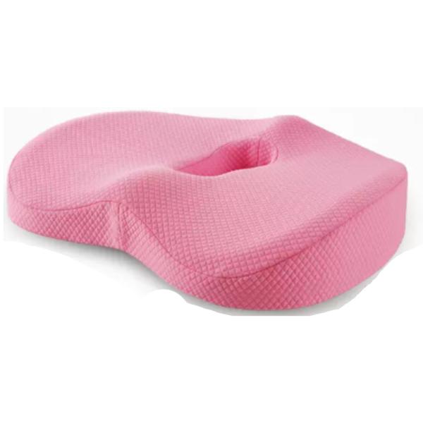 Orthopedic Donut Seat Cushion Pillow Memory Foam Relieves Tailbone Pressure for Hotel