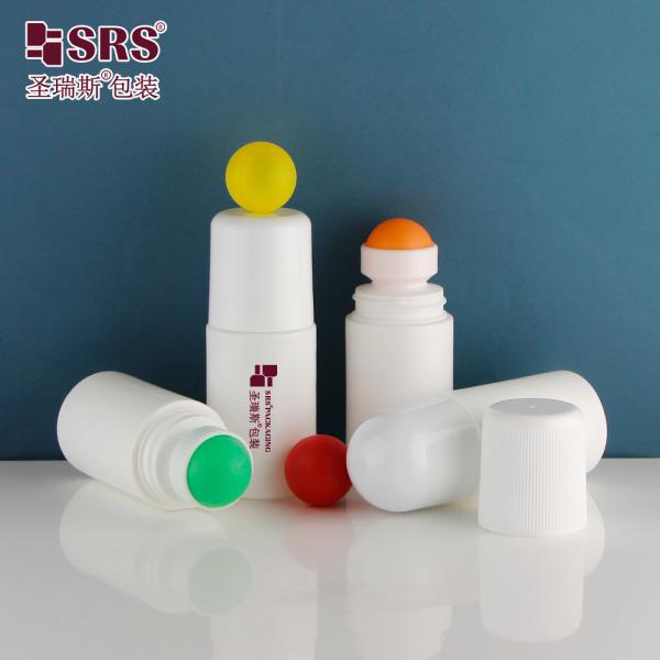 Multiple Colored Hollow Plastic Roller Ball For Cosmetic 35.5mm 25.4mm 25.32mm 25.27mm