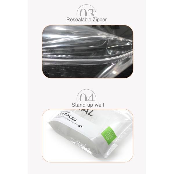 50 прозрачной микронов упаковки овоща кладут Biodegradable упаковку в мешки салата