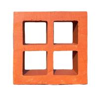 tijolos de Clay Breeze Blocks Decorative Hollow da parede de 100mm para a resistência ácida das cercas