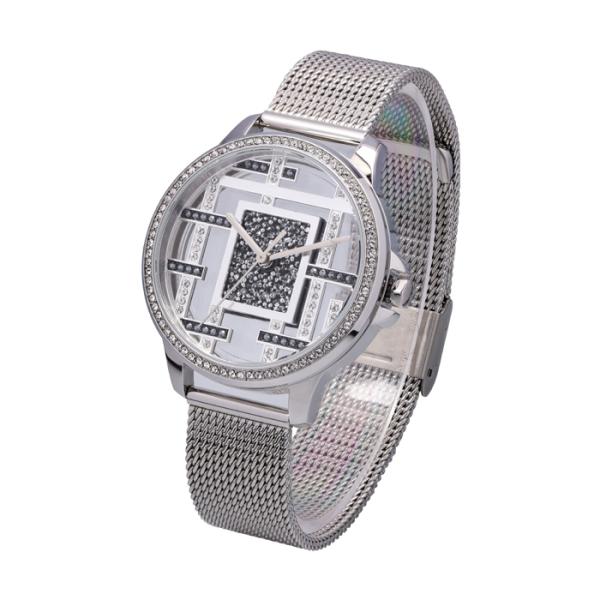 5ATM Waterproof Stainless Steel Quartz Wrist Watch 10.4mm Thickness
