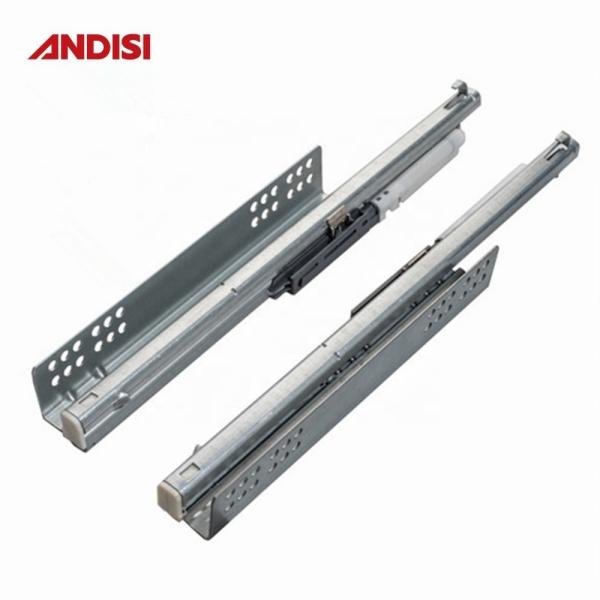 Modern Style V6 Undermount Drawer Slides Soft Close Loading Capacity 30kg for Kitchen