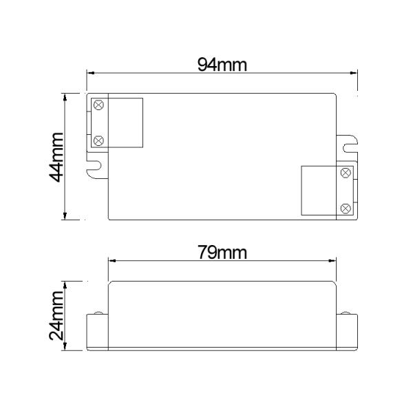 Protections Over Temperature 24VDC 1.25A Universal LED Driver 30W Ultra Small Plastic Shell Constant Voltage Power Supply