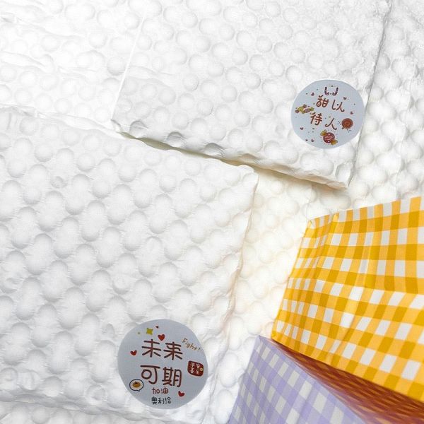 60cm X 50m  Brown Butcher Paper Roll White Heavy Duty Bubble Roll