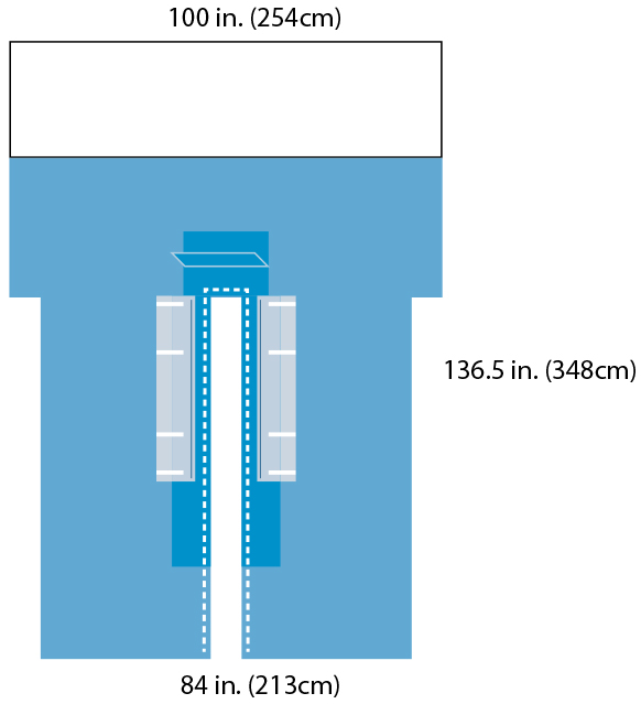 SBPP+PE SMS SMMS SMMMS SMF сердечнососудистые задрапировывают с мешками 20gsm - 60gsm