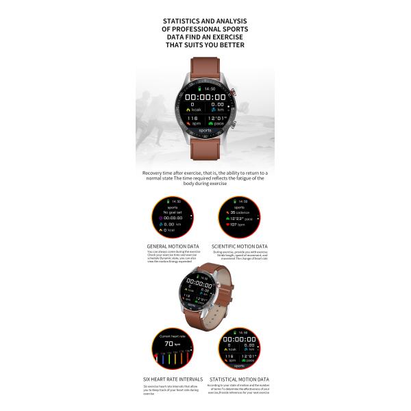 Smartwatch Ip68 звонка экрана BTE L13 SK7 1.3inch делает водостойким