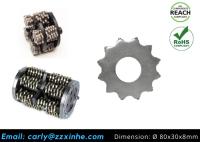 O carboneto de tungstênio de superfície dos materiais de consumo & dos acessórios 12pt do Scarifier do assoalho derrubou cortadores