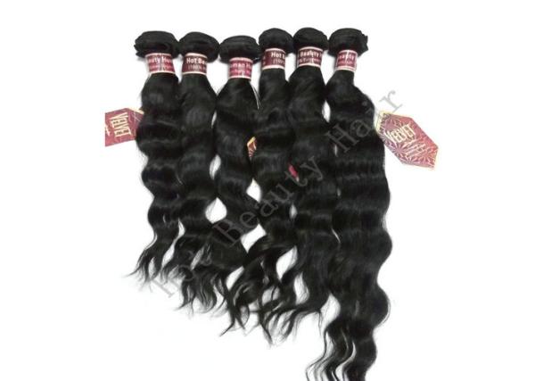 Natural Wave Remy Brazilian Virgin Human Hair Extensions 12'' - 32'' Black