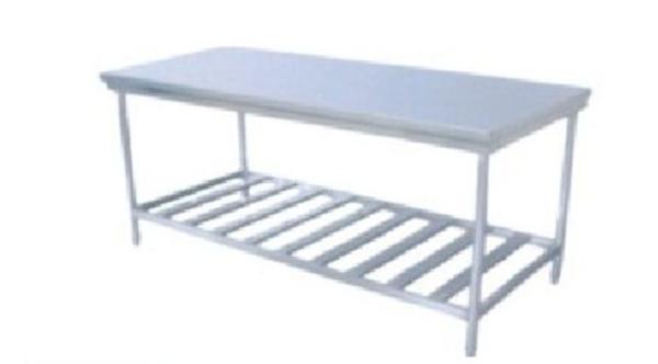 Supermarket Equipment Stainless Steel Display Racks Commercial Work Bench