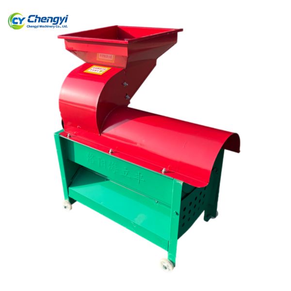 Heavy Duty Steel Hammer Corn Thresher Machine Maize Husker Stable Peeling Machinery For Agriculture