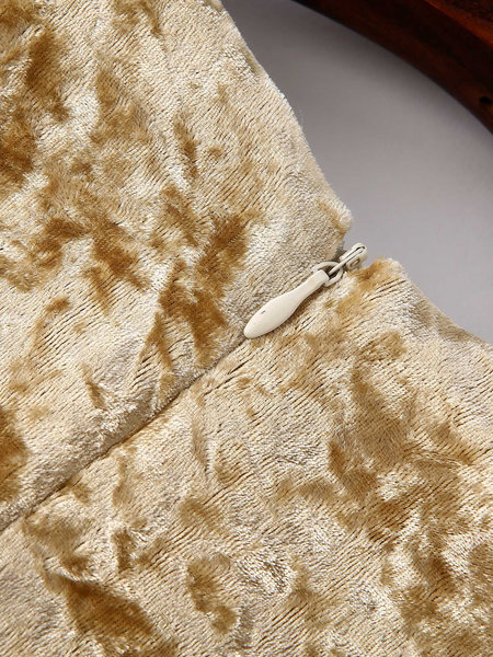 A-line Long Sleeve elegant office dresses for lady